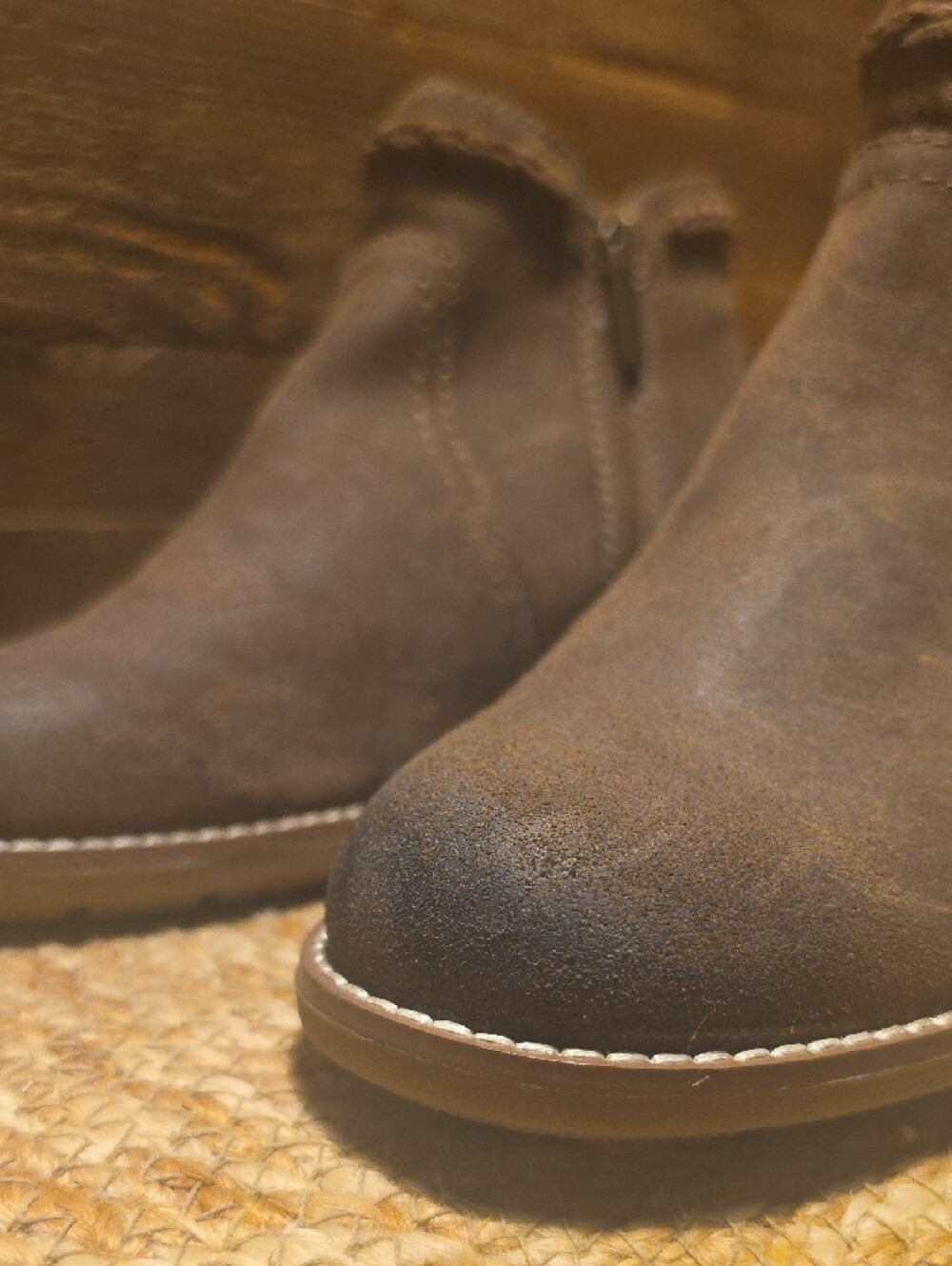 Earth Ankle Suede Slip-On Boots - Picture 6 of 10